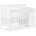 thumbnail image 1 of Dream On Me Jayden 4-in-1 Mini Convertible Crib and Changer, White, 1 of 10