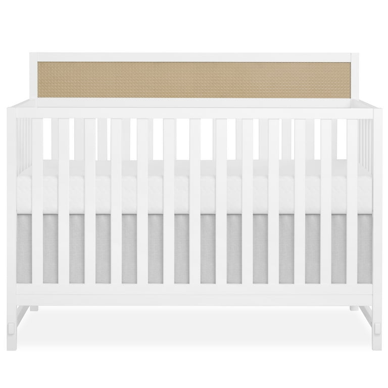 Dream On Me Kai Convertible Crib, White Natural