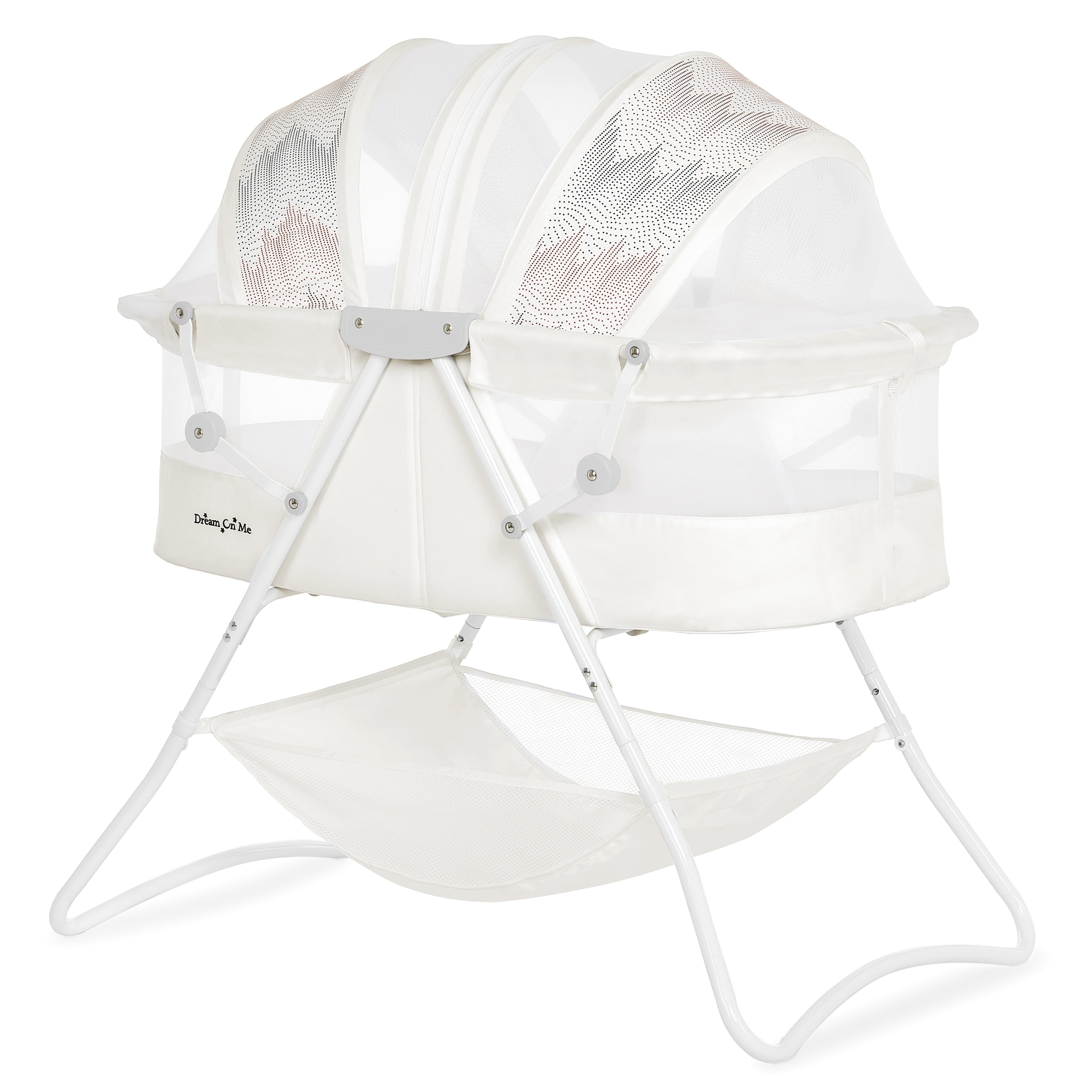 Dream On Me Karley Bassinet in Dove White