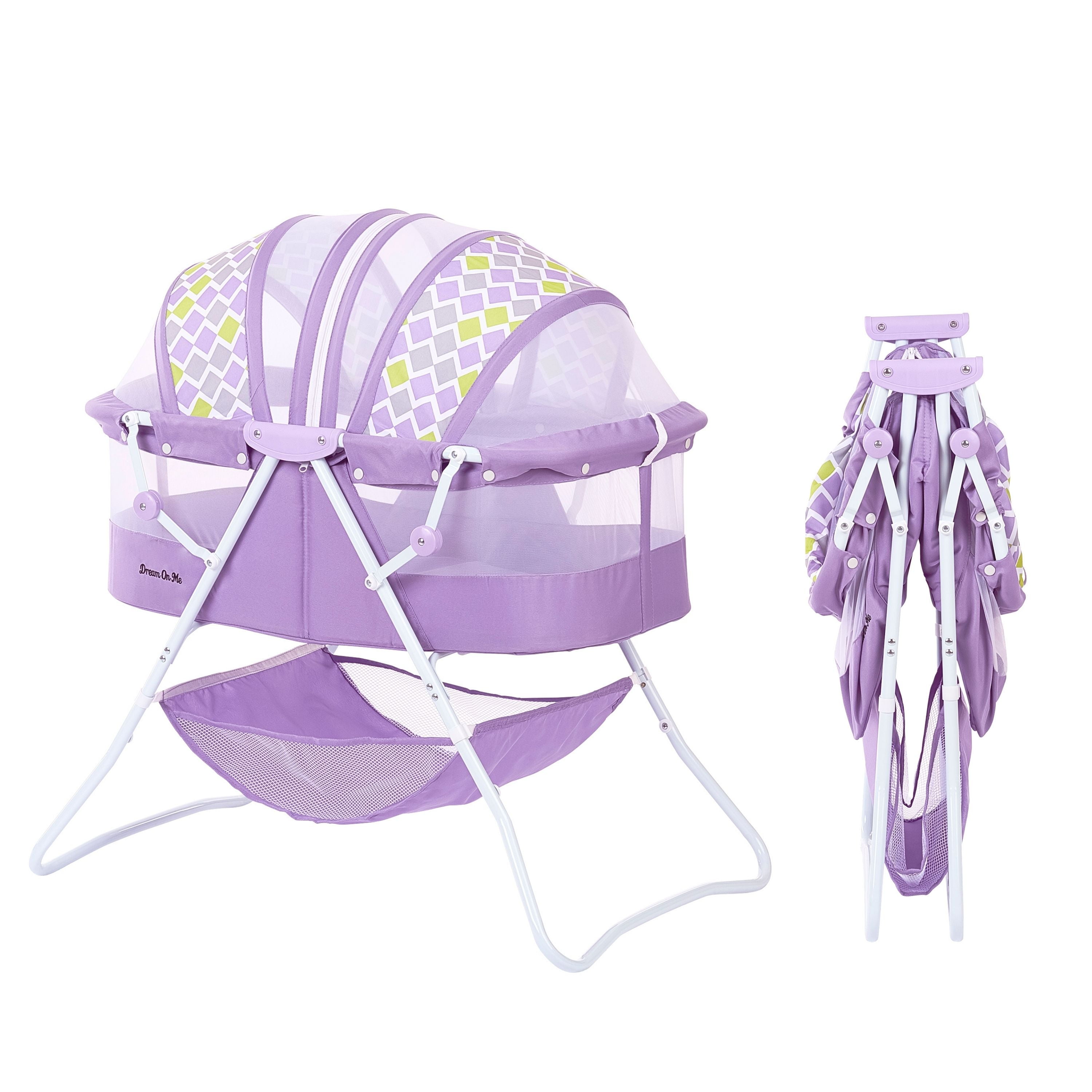 Dream On Me Karley in Periwinkle, Quick Fold and Easy to Carry