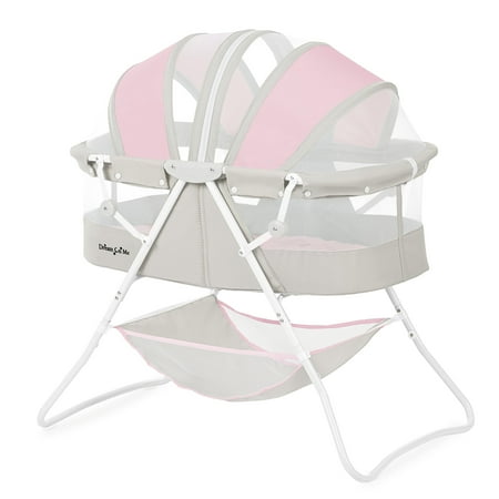 Dream on Me Karley Bassinet, Pink and Grey