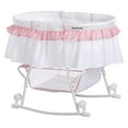 Dream On Me Lacy Portable 2in1 & Cradle in Pink and White
