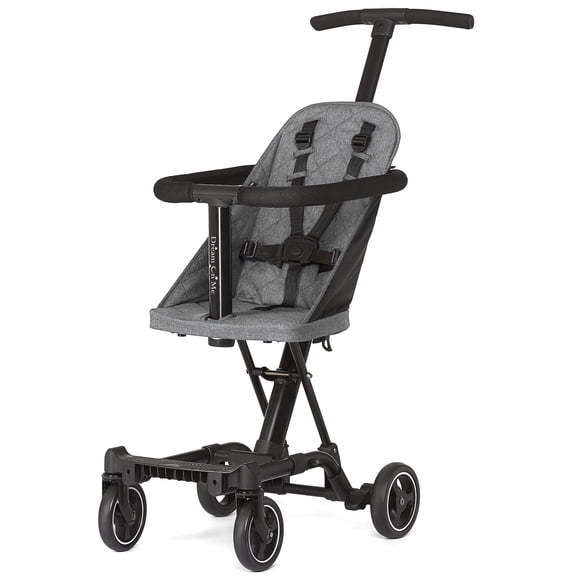 Dream On Me Coast Rider | Travel Stroller | Lightweight Stroller | Compact | Portable | Vacation Friendly Stroller, Gray