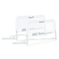 thumbnail image 1 of Dream On Me Lightweight Mesh Security Adjustable Bed Rail Double Pack With Breathable Mesh Fabric In White, 1 of 6