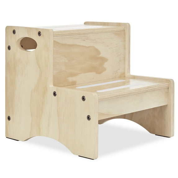 Dream On Me Little Steps Step Stool / Anti-slid base / Multipurpose Kids Step Stool / Sturdy & solid stool for kids In Natural