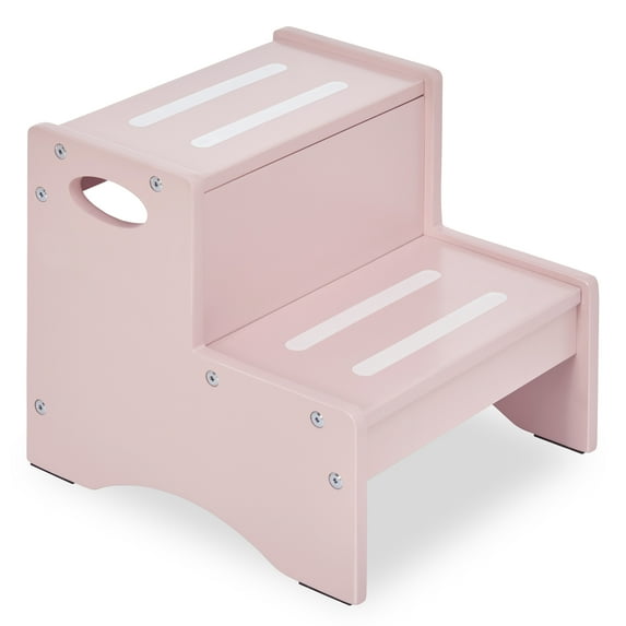 Dream On Me Little Steps Step Stool / Anti-slid base / Multipurpose Kids Step Stool / Sturdy & solid stool for kids In Pink