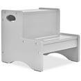 thumbnail image 1 of Dream On Me Little Steps Step Stool / Anti-slid base / Multipurpose Kids Step Stool / Sturdy & solid stool for kids Pebble Grey, 1 of 9