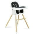 thumbnail image 1 of Dream On Me Lulu 2-in-1 Highchair, Convertible, Compact High Chair, Light weight, Portable, Black, 1 of 22