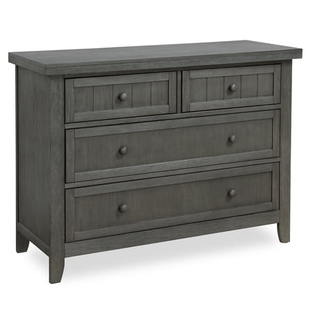 Dream On Me Maple Double Dresser In Weathered Grey, Model #598-WGREY