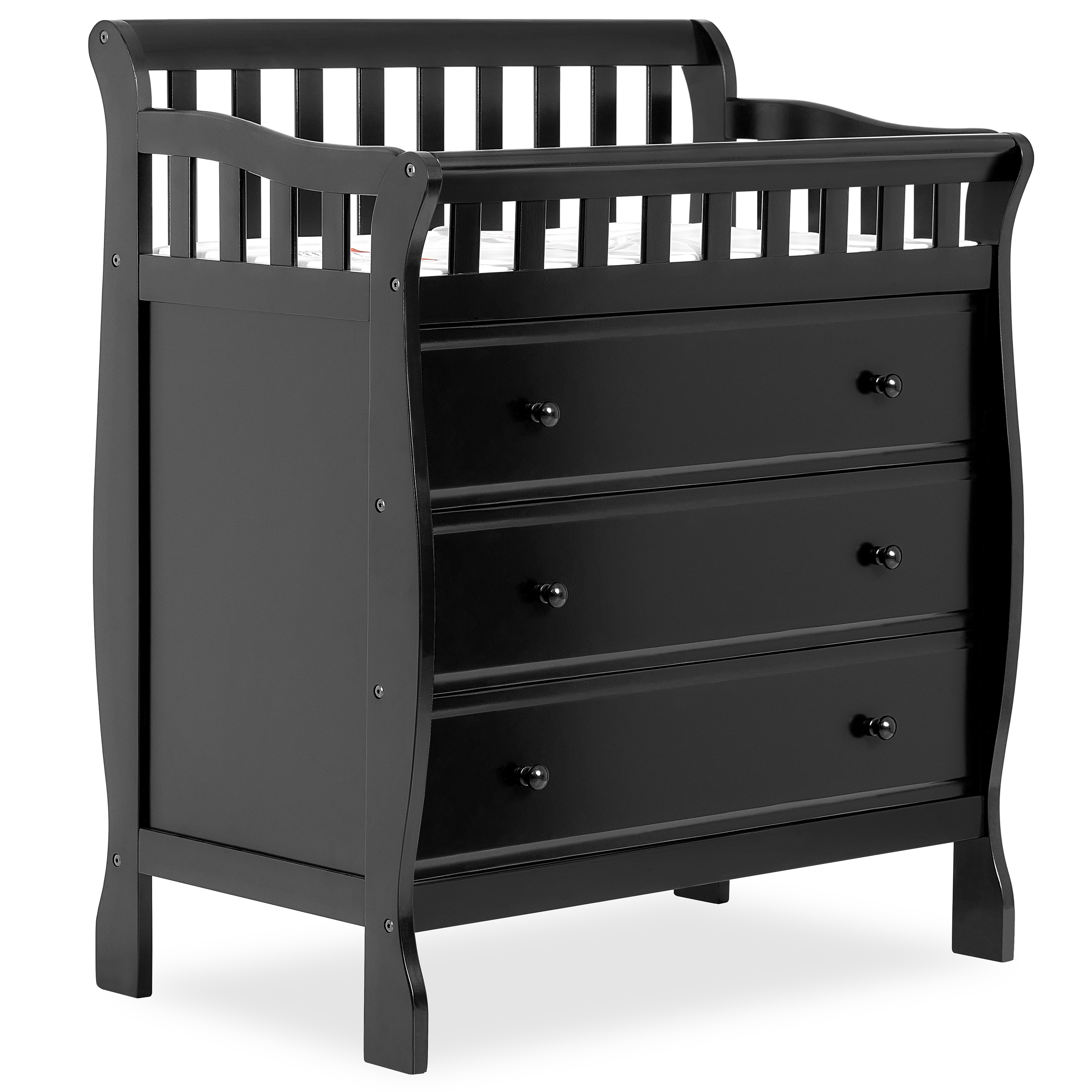Dream On Me Marcus Changing Table And Dresser, Black - image 1 of 10