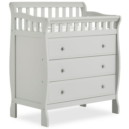 Dream On Me Marcus Changing Table And Dresser, Mystic Gray