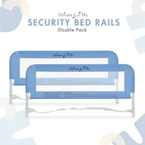 Dream On Me Mesh Bed Rails for Twin Size Bed, Double Pack (Recommended for use with 5 inches or less thick mattress)