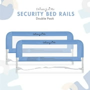 Dream On Me Mesh Bed Rails for Twin Size Bed, Double Pack (Recommended for use with 5 inches or less thick mattress)