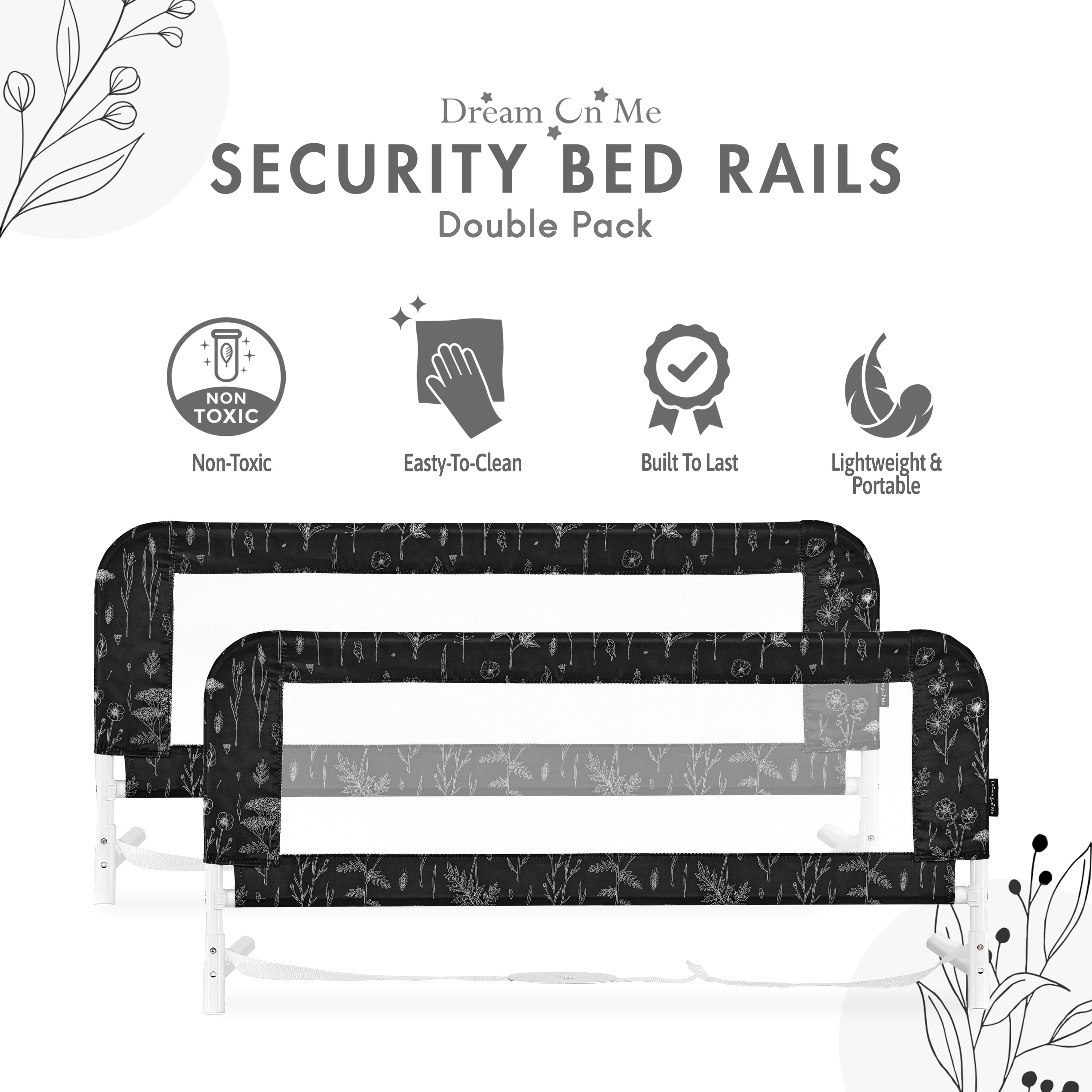 Dream On Me Mesh Security Bed Rail 