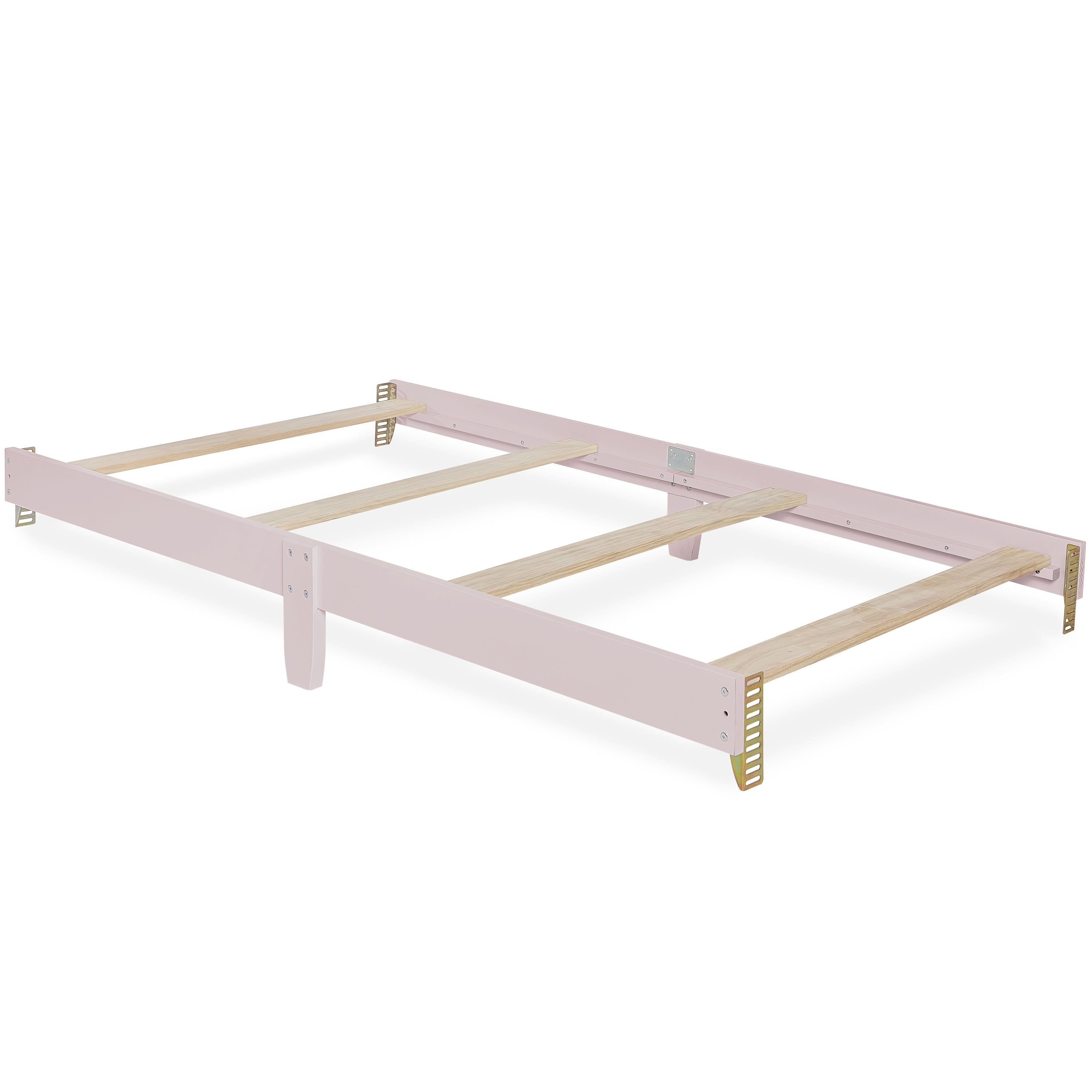 Dream On Me Mini Crib Bed Rail, Blush Pink