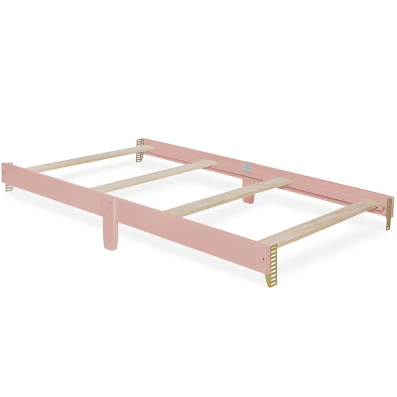 Dream On Me Mini Crib Bed Rail, Dusty Pink