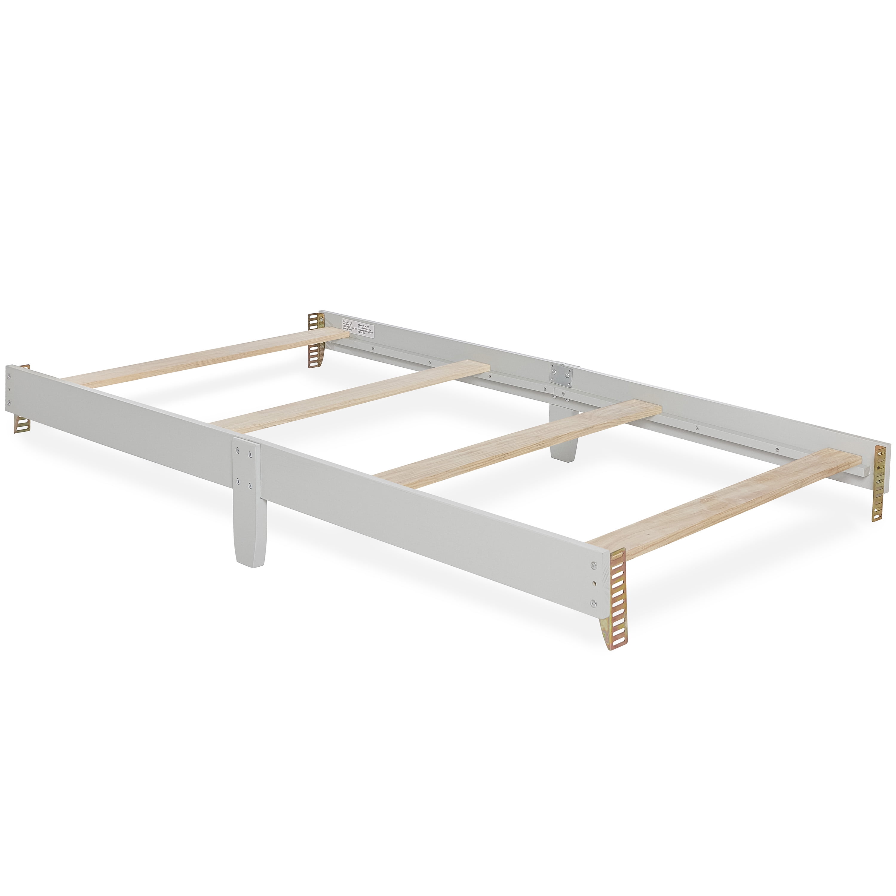 Dream On Me Mini Crib Bed Rail, Grey