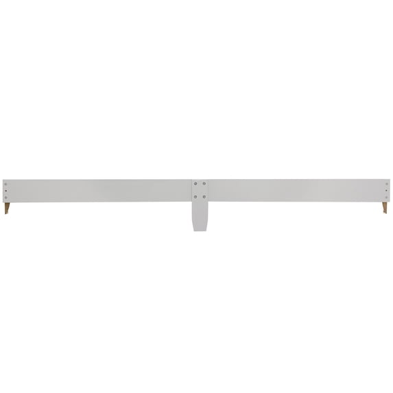 Dream On Me Mini Crib Bed Rail, Light Grey