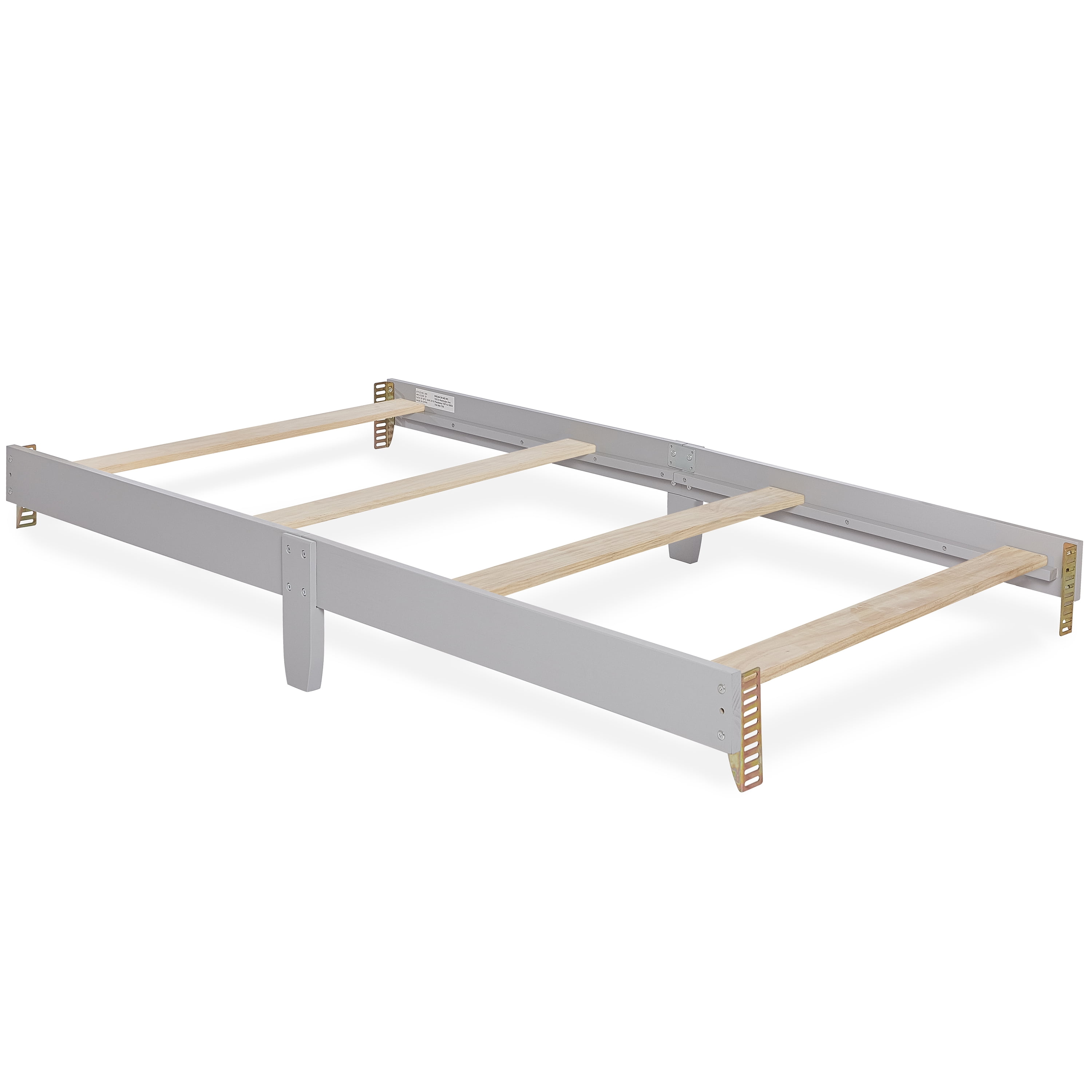 Dream On Me Mini Crib Bed Rail, Pebble Gray