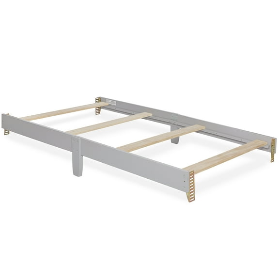 Dream On Me Mini Crib Bed Rail, Pebble Gray