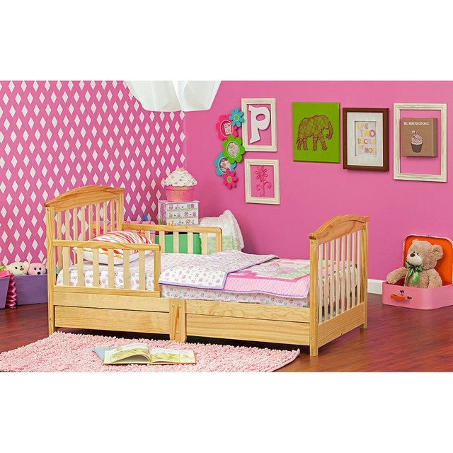 Dream On Me Mission Toddler Bed with Storage