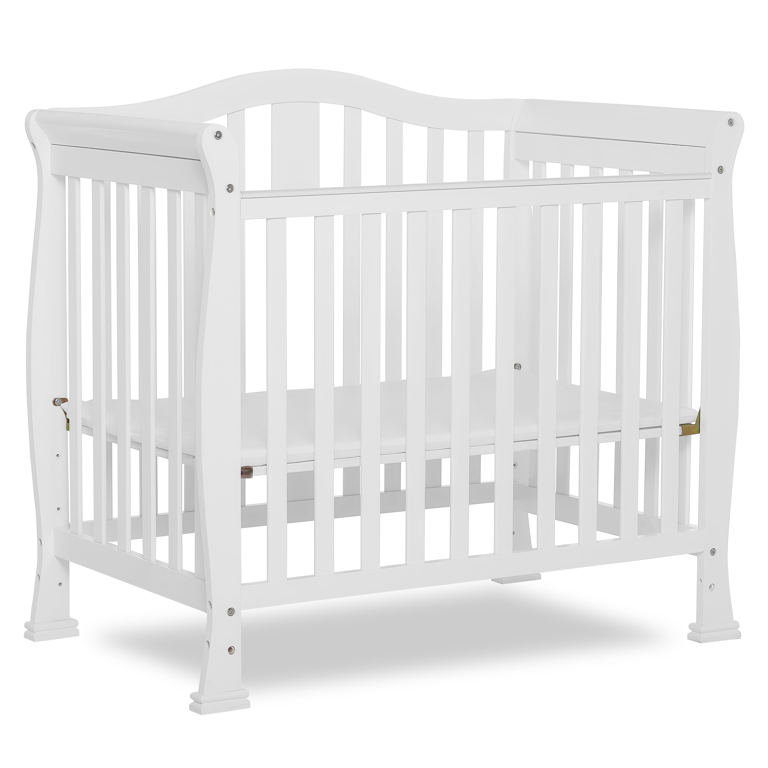 Dream On Me Naples 4-in-1 Convertible Mini Crib White