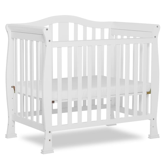 Dream On Me Naples 4-in-1 Convertible Mini Crib White