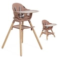 thumbnail interactive-video image 1 of Dream On Me Nibble Nest 3-in-1 Highchair, Pink, 1 of 9
