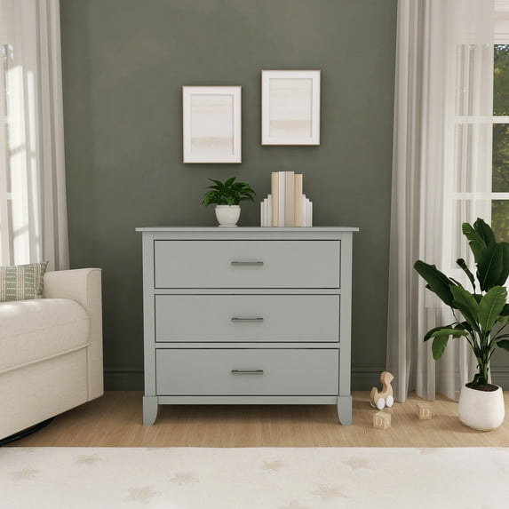 Dream On Me Ollie Dresser, Silver Grey Pearl