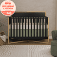 thumbnail image 1 of Dream On Me Owen 5-in-1 Convertible Crib, Greenguard Gold & JPMA Certified, Converts from Baby Crib to Toddler Bed, Kids Bed and Full Size Bed, Matte Black, 1 of 10