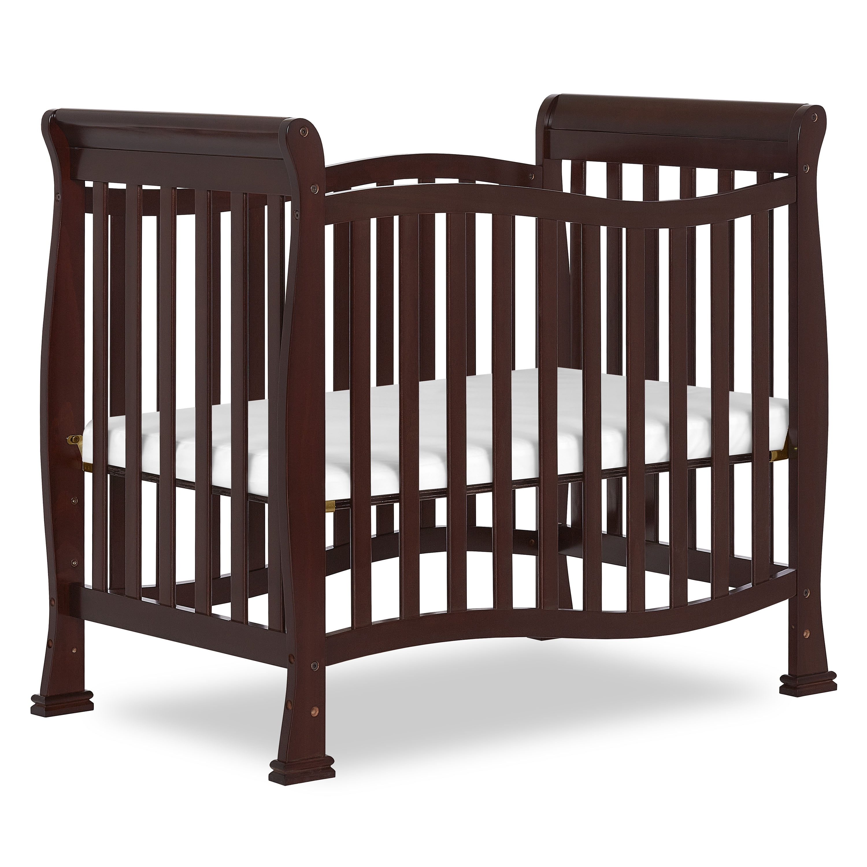 Dream On Me Piper 4-in-1 Convertible Mini Crib Espresso