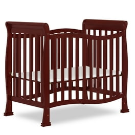 Dream On Me Aden 4 in 1 Convertible Mini Crib In Espresso Greenguard Gold Certified Non Toxic Finish New Zealand Pinewood With 3 Mattress Height Settings Espresso Mini Crib Walmart