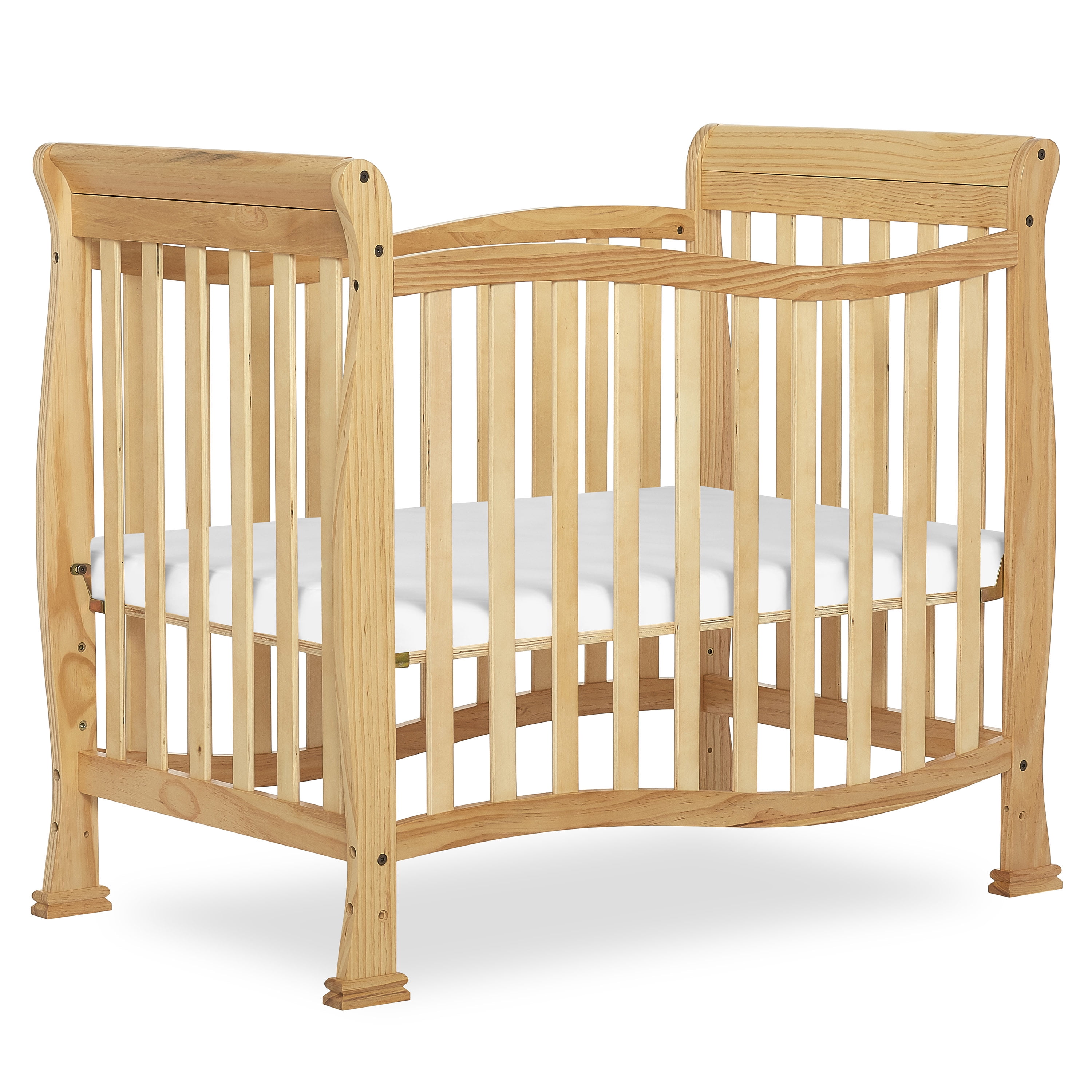 Dream On Me Piper 4-in-1 Convertible Mini Crib, Natural