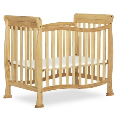 Dream On Me Piper 4-in-1 Convertible Mini Crib, Natural