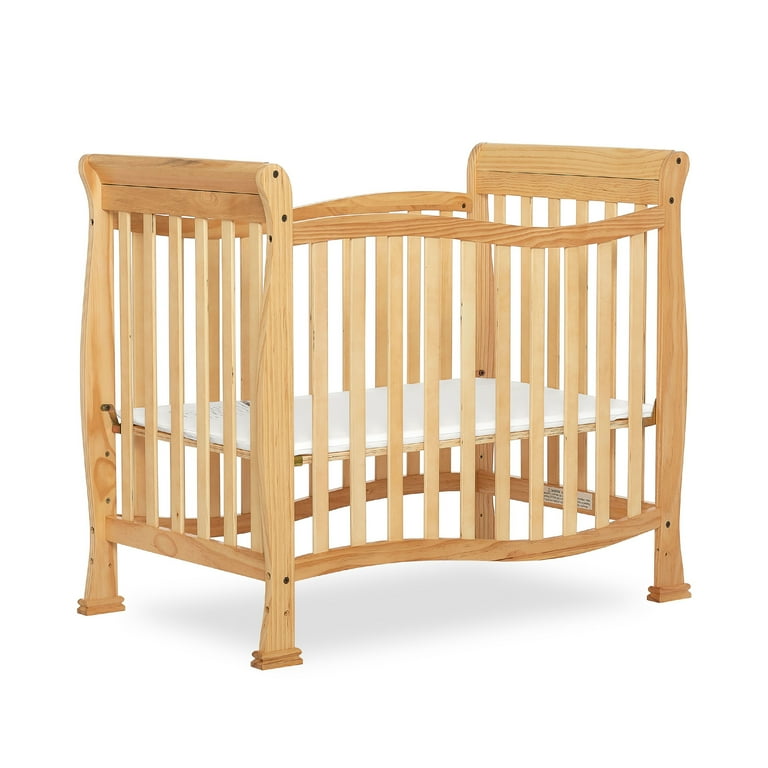 Dream On Me Piper 4 in 1 Convertible Mini Crib Natural