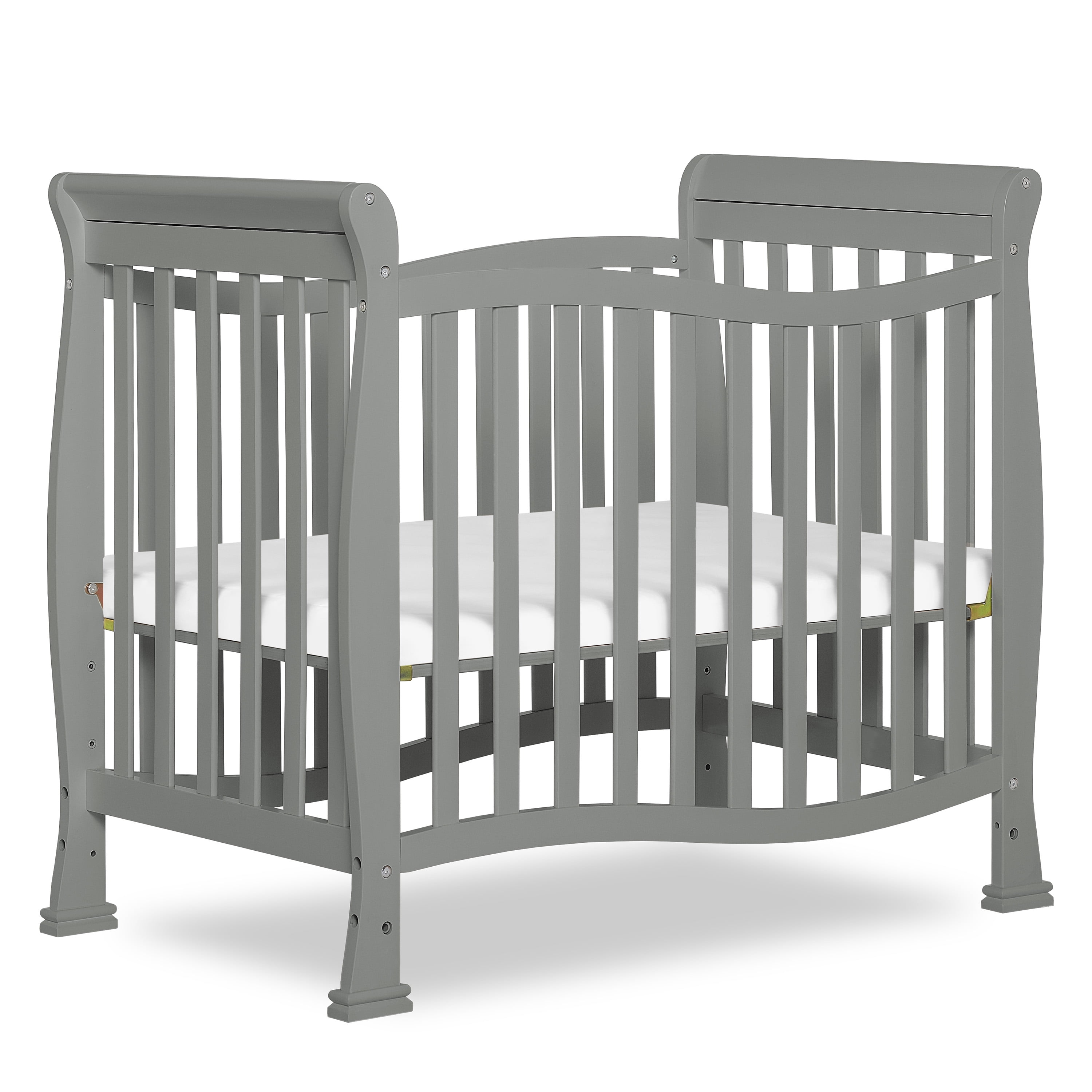 Dream On Me Piper 4-in-1 Convertible Mini Crib, Sea Grass