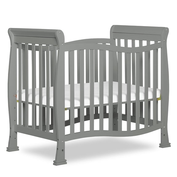 Dream On Me Piper 4-in-1 Convertible Mini Crib, Sea Grass