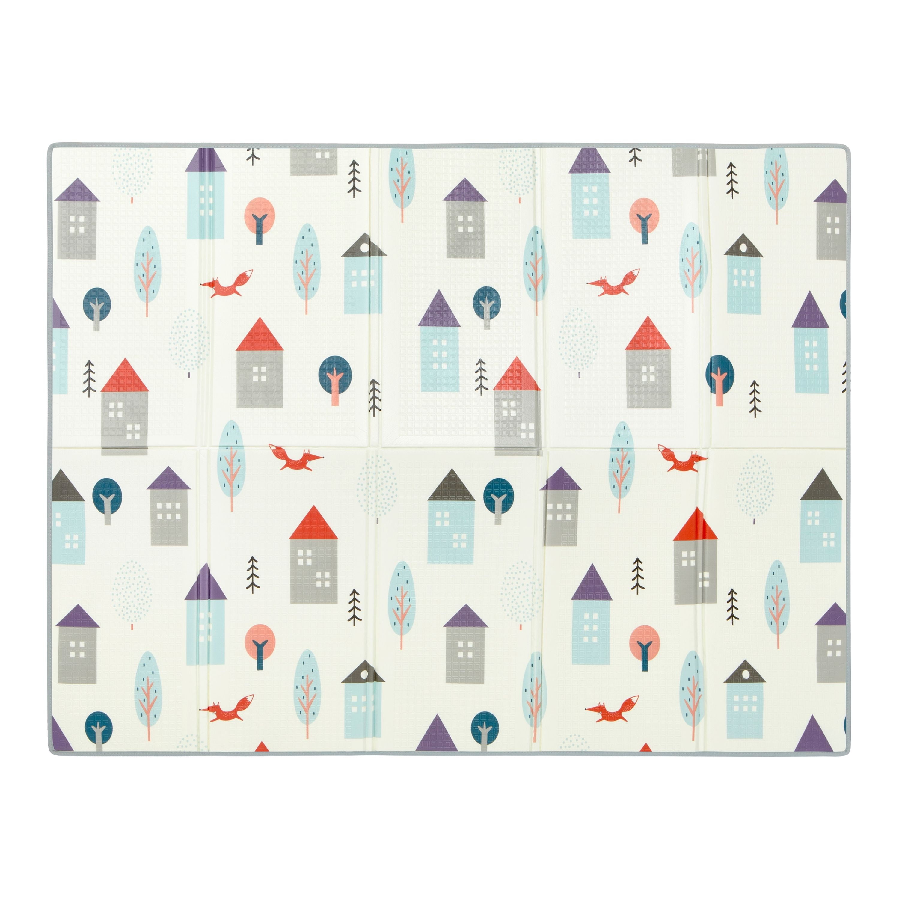 Extra Large Multi-Print Reversible Foam Baby Play Mat