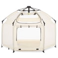 thumbnail image 1 of Dream On Me Pop Up Children Playpen, Easy Set-Up- Indoor Play House and Outdoor Play Tent with Canopy Cover, French White, 1 of 8