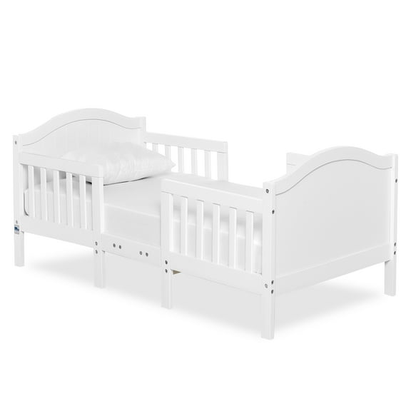 Dream On Me Portland 3 in 1 Convertible Toddler Bed, White