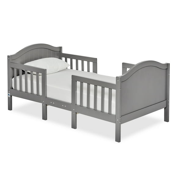 Dream On Me Portland 3 in 1 convertible Toddler Bed, Steel Grey