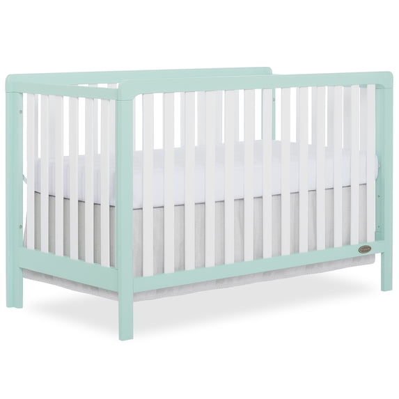 Dream On Me Ridgefield 5-in-1 Convertible Crib, Mint & White