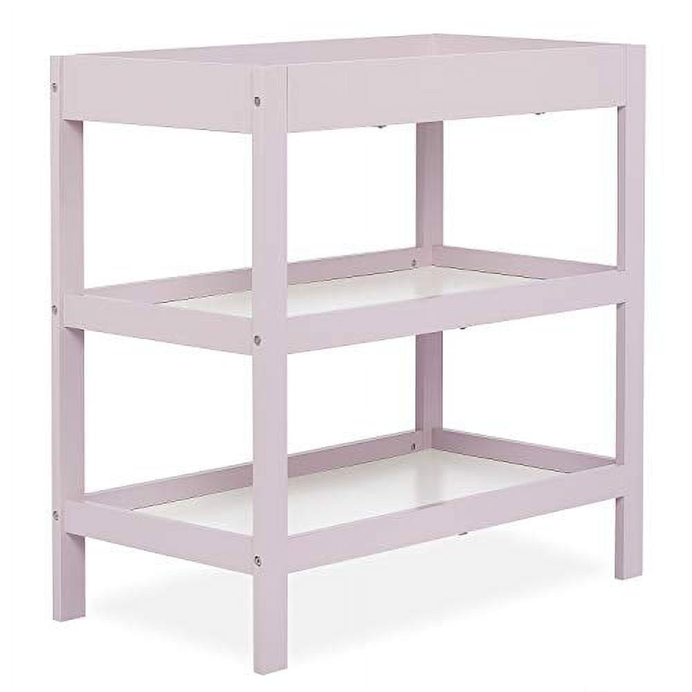 Dream On Me Ridgefield Changing Table, 34" L x 20" W x 30" H, New Zealand Pinewood, Blush Pink