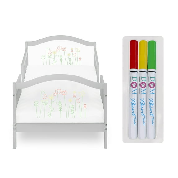 Dream On Me Rosie Toddler Bed In Grey