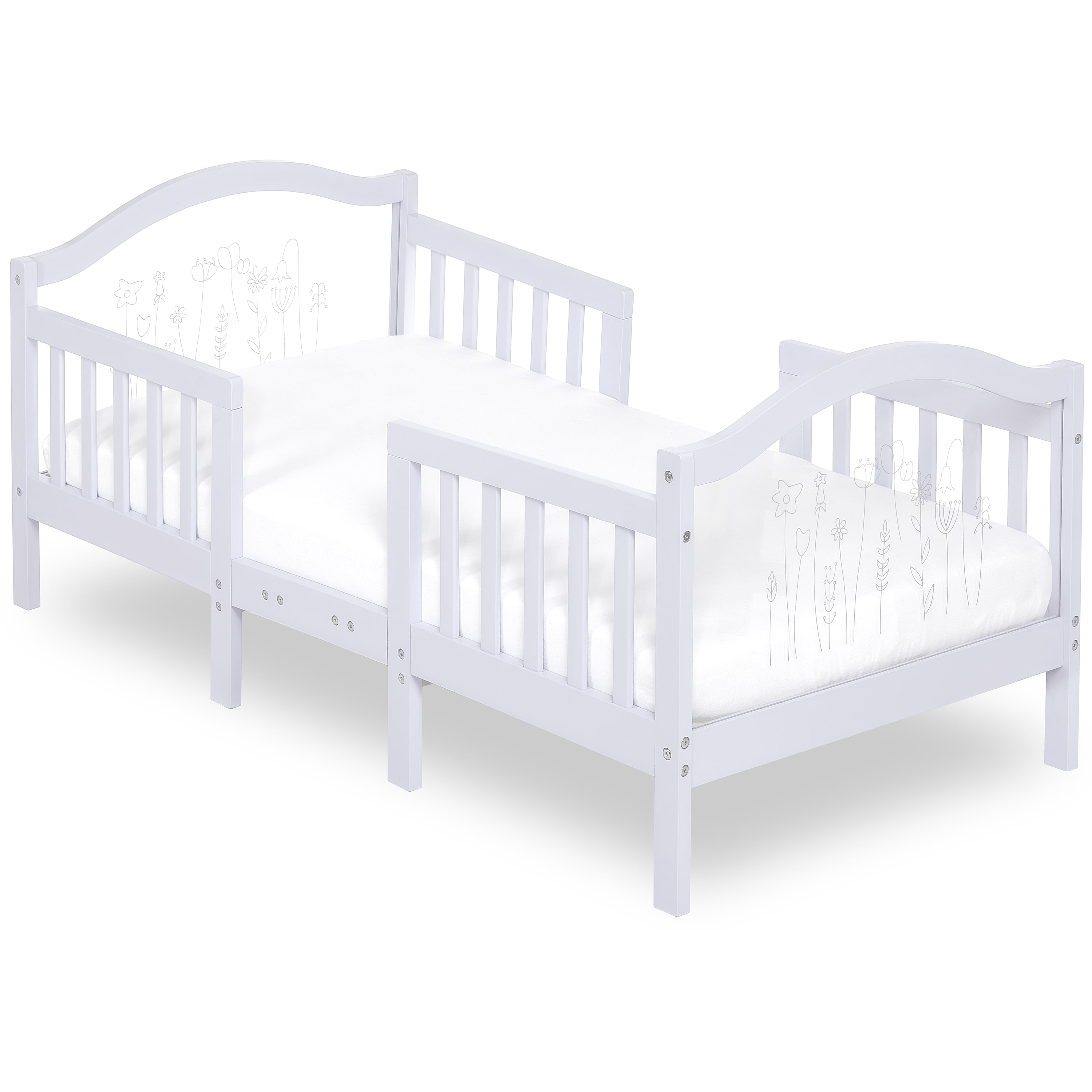 Dream On Me Rosie Toddler Bed In Lavender Ice