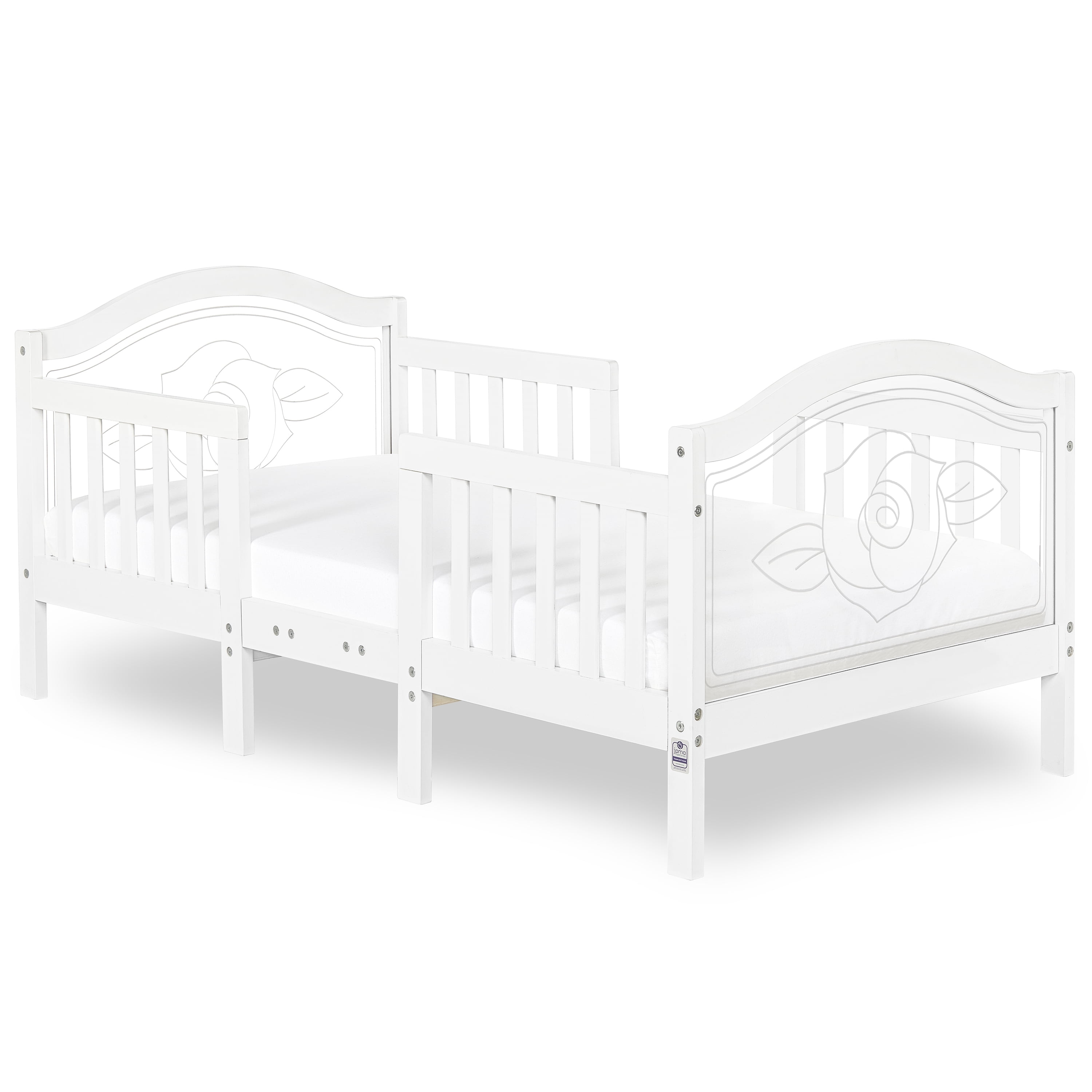 Dream On Me Rosie Toddler Bed in White