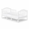 thumbnail image 1 of Dream On Me Rosie 3-in-1 Convertible Toddler Bed with Guardrails, White, 1 of 13