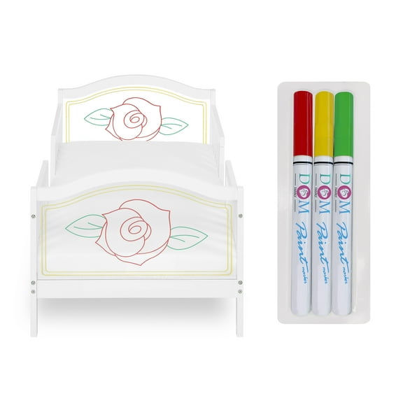 Dream On Me Rosie Toddler Bed in White