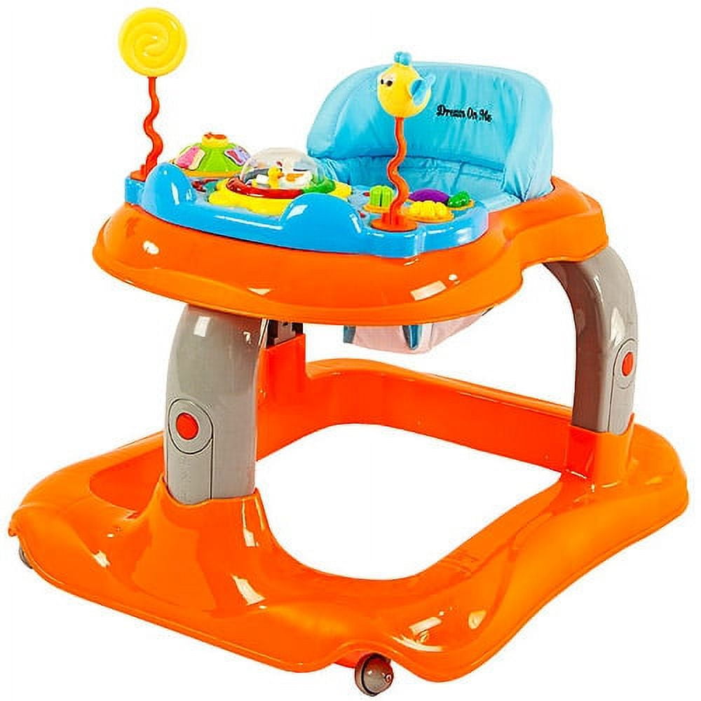 Dream On Me Shuffle Musical Walker, Orange