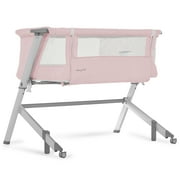 Dream On Me Skylar Bassinet and Bedside Sleeper in Pink, Lightweight and Portable Baby Bassinet